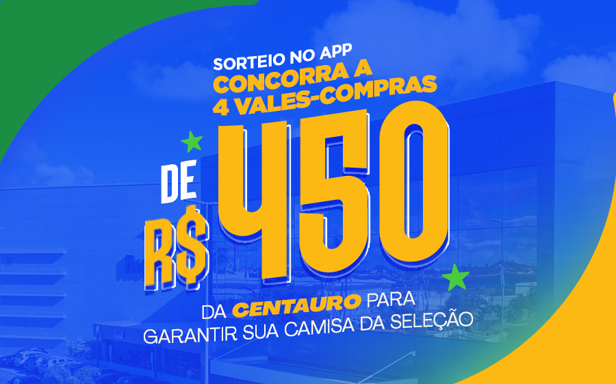 Sorteio no App Riomar Aracaju