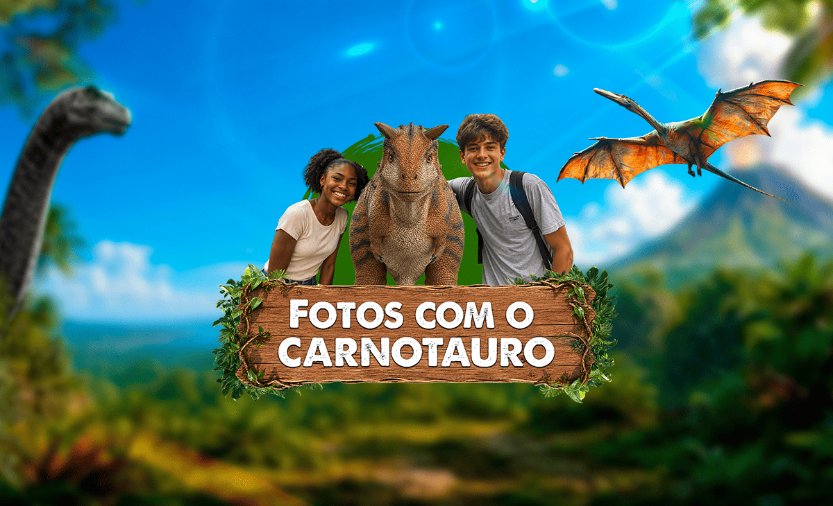 Fotos com o Carnotauro
