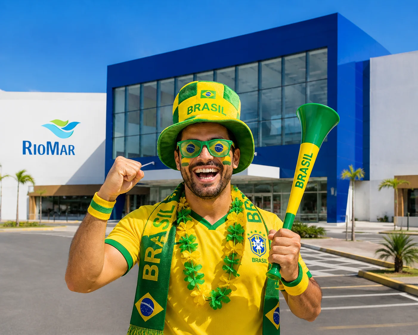 Clima de Copa no RioMar: garanta seus itens de torcida