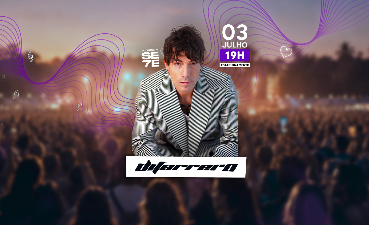Tudo pronto para o show de Di Ferrero!