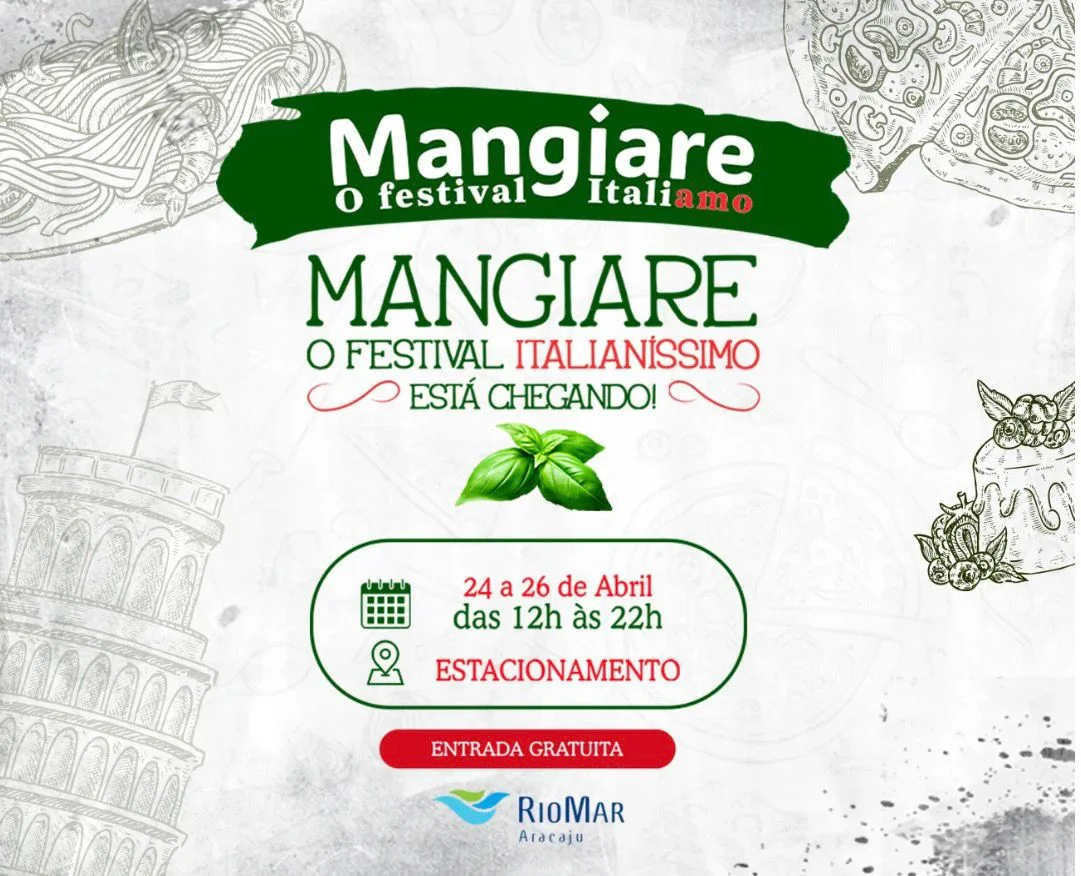 "Mangiare – Festival Italianíssimo" vem aí...